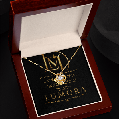 Lumora Love Knot Necklace